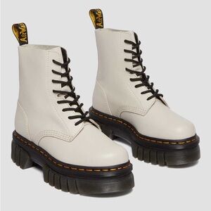 dr. martens nappa leather platform ankle boots airwair
